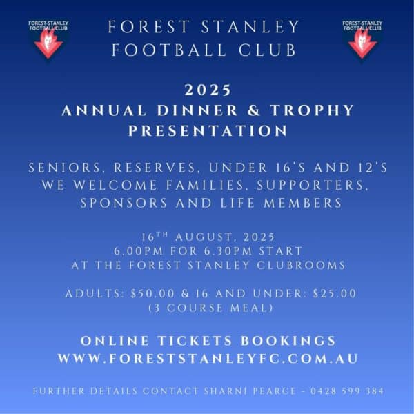2025 Annual Dinner and Trophy Presentation